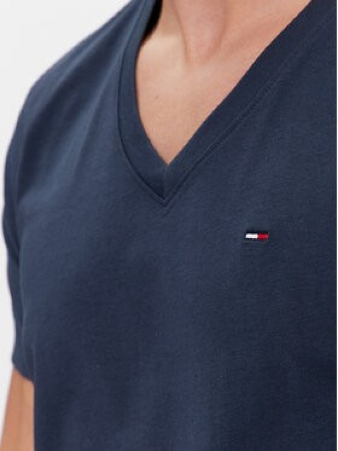 Tommy Jeans T-Shirt DM0DM04410 Granatowy Regular Fit