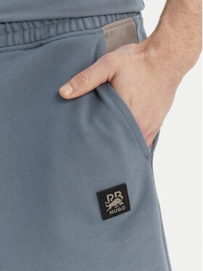 HUGO Szorty materiałowe Despen_RB 50559712 Szary Relaxed Fit