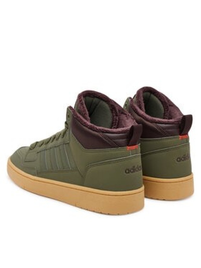 adidas Sneakersy Rapid Court Mid Winterized JR0184 Zielony