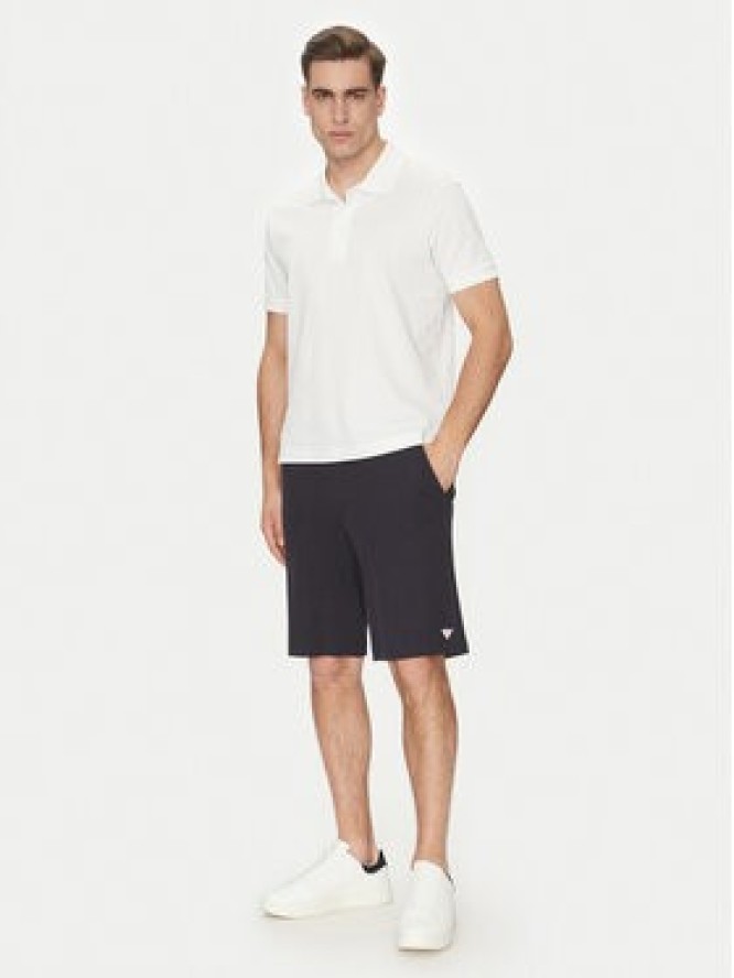 Guess Szorty sportowe F5GD00 KC5Y1 Granatowy Regular Fit