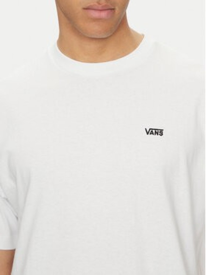 Vans T-Shirt Left Chest II VN000P1P Biały Loose Fit