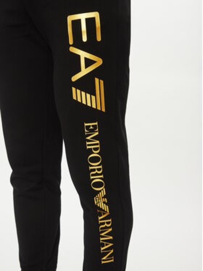 EA7 Emporio Armani Spodnie dresowe 7M000571 AF13512 MC004 Czarny Regular Fit