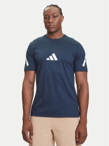 adidas T-Shirt Z.N.E. JW4735 Granatowy Regular Fit