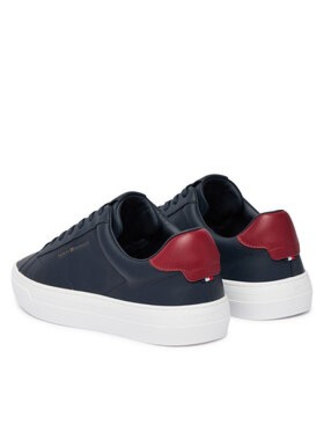 Tommy Hilfiger Sneakersy Premium Dress Cupsole Lth FM0FM05572 Granatowy