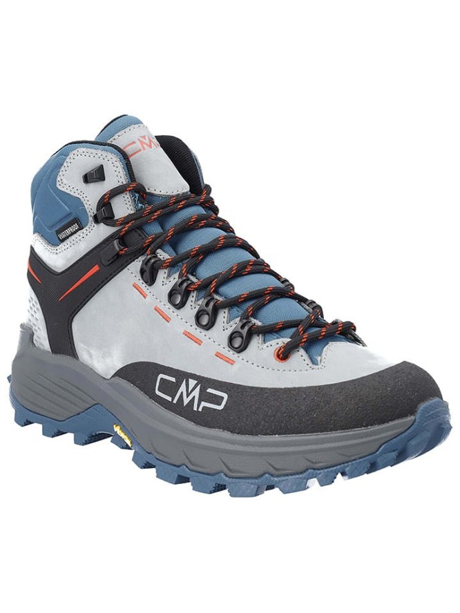 cmp Skórzane botki trekkingowe "Tytanus" w kolorze błękitnym rozmiar: 42
