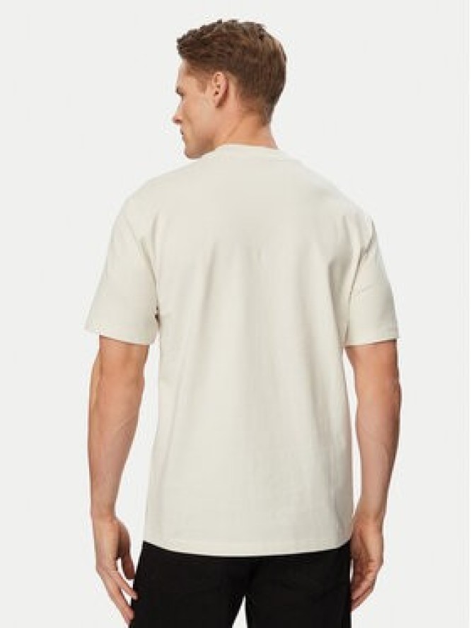 HUGO T-Shirt Dumeon 50557445 Kremowy Regular Fit