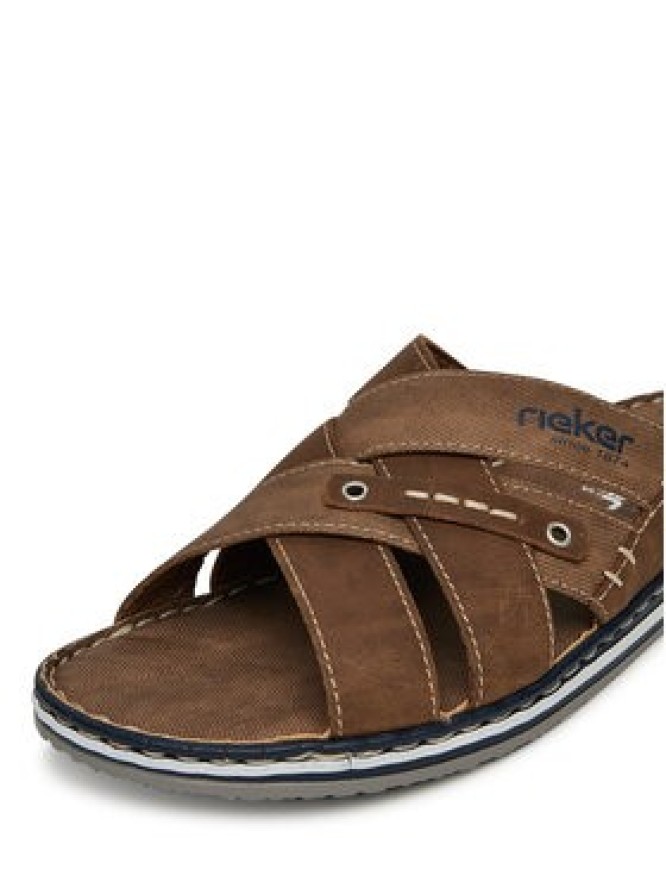 Rieker Klapki 21599-24 Brązowy
