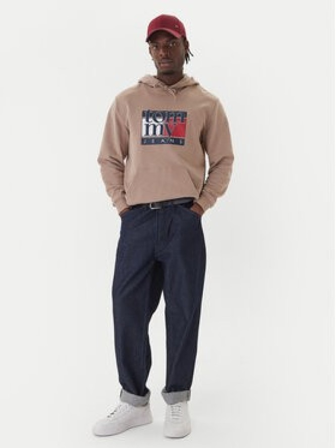Tommy Jeans Bluza DM0DM22092 Brązowy Relaxed Fit