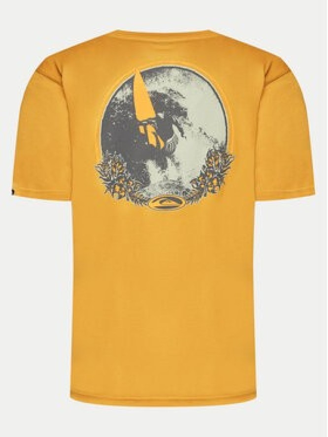 Quiksilver T-Shirt Tc Snap EQYZT07672 Żółty Regular Fit
