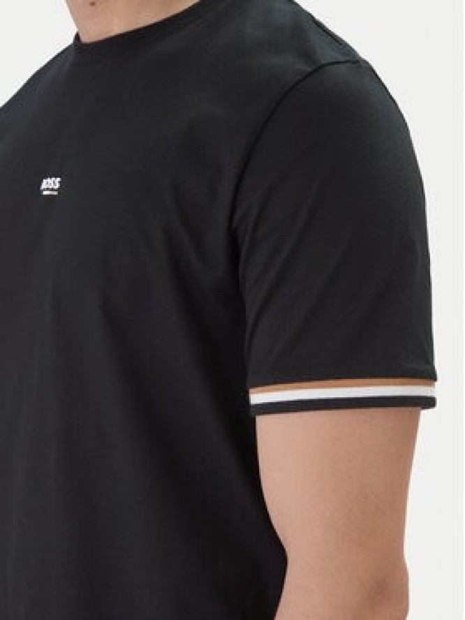 BOSS T-Shirt Iconic 50557198 Czarny Regular Fit