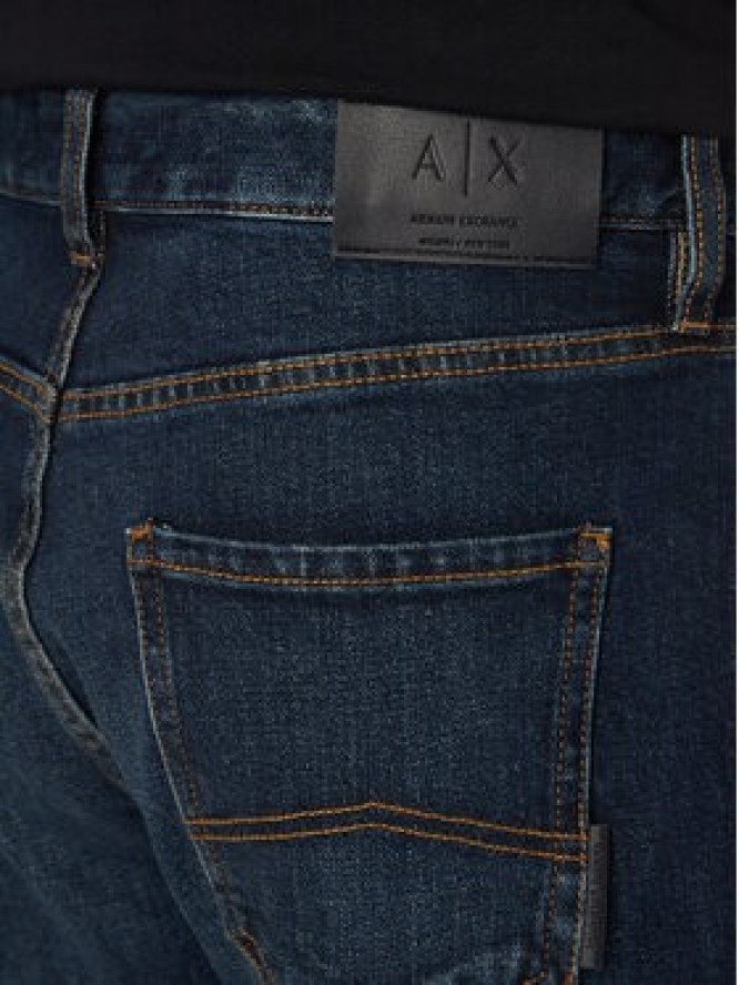 Armani Exchange Jeansy XM000049 AF14265 MB001 Granatowy Slim Fit