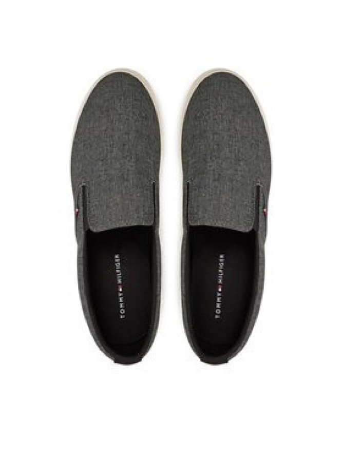 Tommy Hilfiger Tenisówki Th Hi Vulc Low Slip On Ch FM0FM05390 Szary