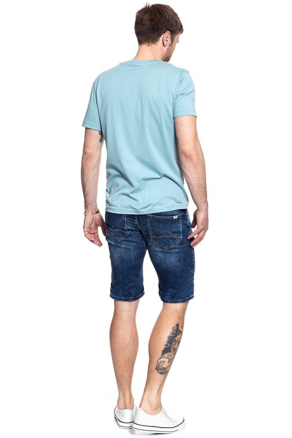 SPODENKI MĘSKIE MUSTANG Chicago Short DENIM BLUE 1007113 5000 683