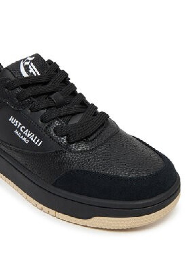 Just Cavalli Sneakersy 78QA3SM8 ZPA90 Czarny