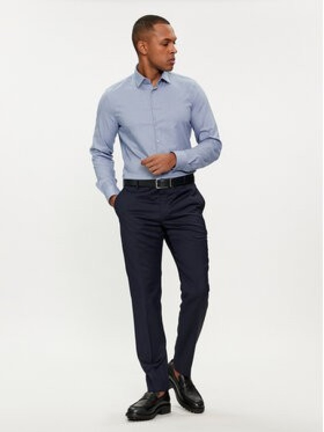 Calvin Klein Koszula K10K112305 Niebieski Slim Fit