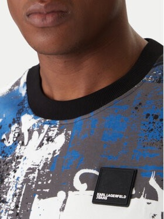 Karl Lagerfeld Jeans T-Shirt B1M17076 Kolorowy Regular Fit