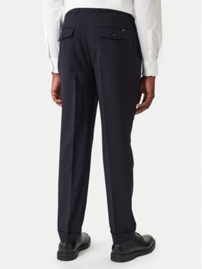 BOSS Spodnie materiałowe C-Perin-DPL 50545822 Granatowy Tapered Fit