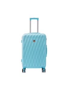 Semi Line Walizka duża T5723-4 Błękitny
