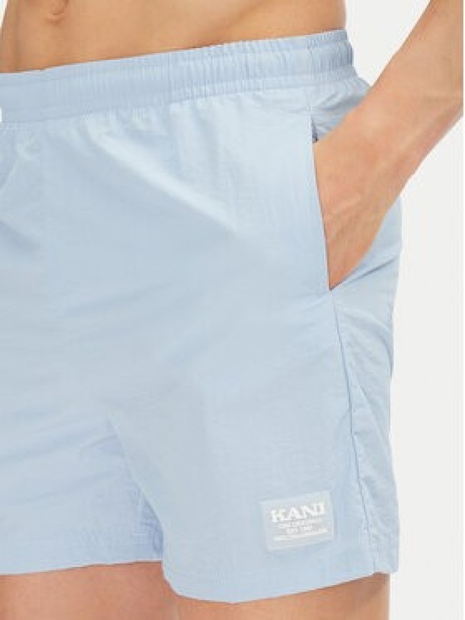 Karl Kani Szorty kąpielowe Retro Trademark 60550027 Błękitny Regular Fit