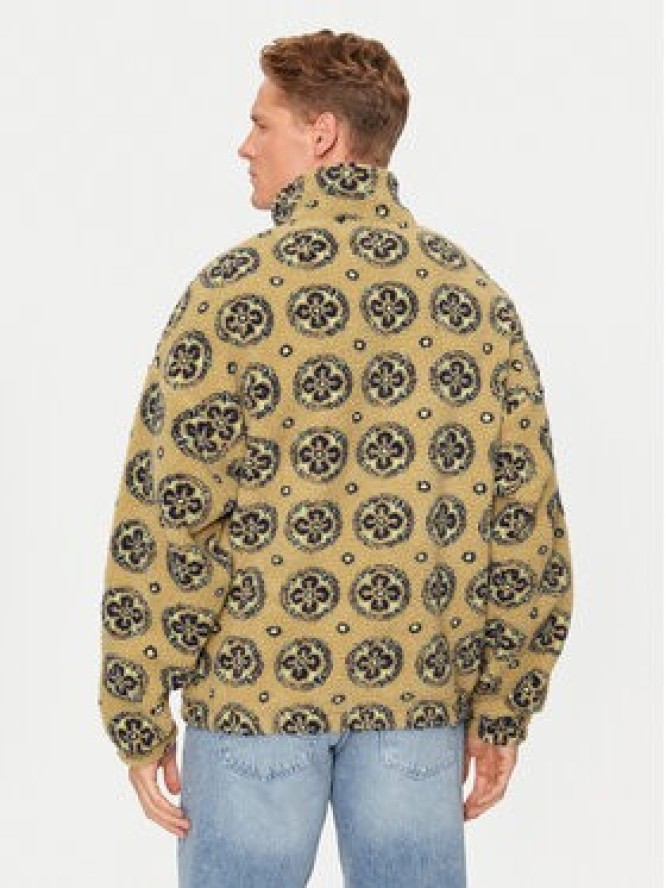 Jack & Jones Bluza Geo Teddy 12274453 Brązowy Relaxed Fit