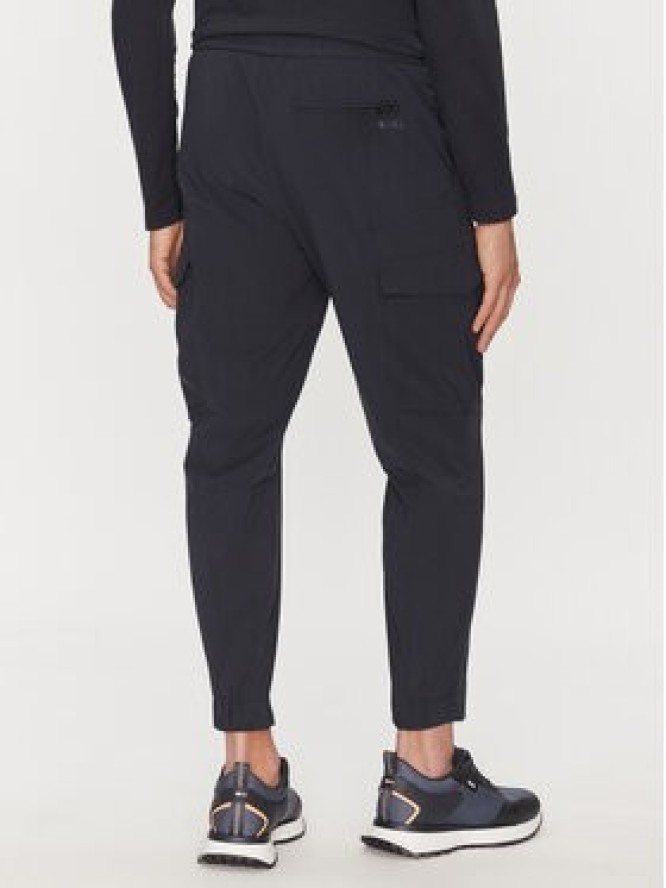 BOSS Spodnie materiałowe T_Urbanex-CargoLight 50508339 Granatowy Tapered Fit