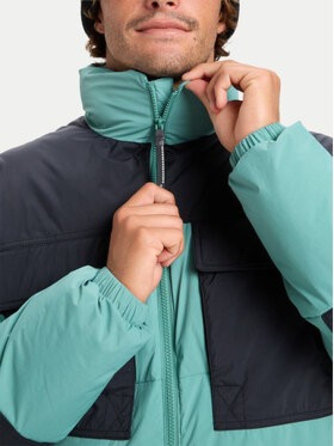 Quiksilver Kurtka zimowa Stay Puff EQYJK04179 Turkusowy Regular Fit