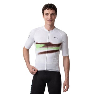 Męska ultralekka koszulka rowerowa Kolarstwo Siroko M3 NRC White