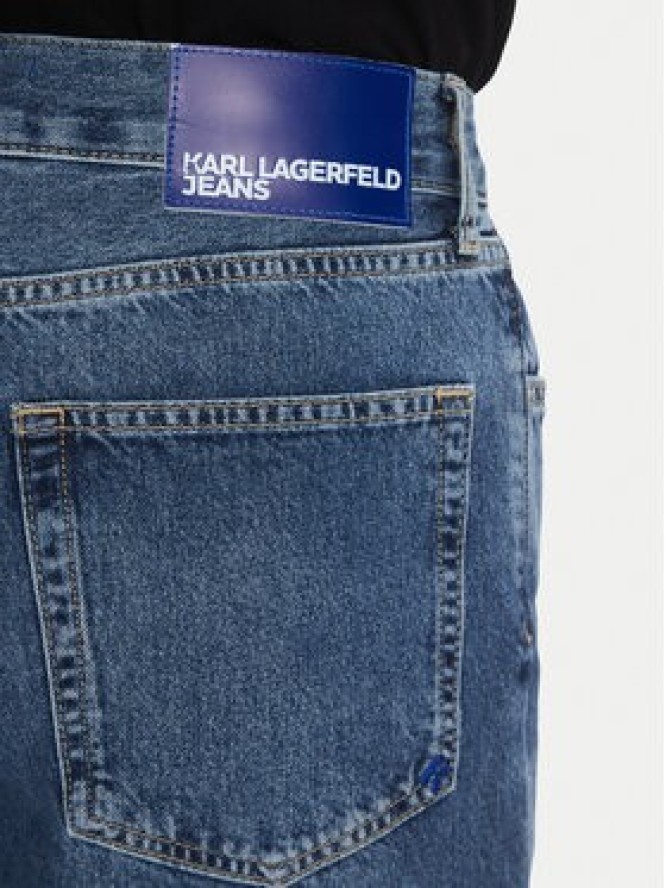 Karl Lagerfeld Jeans Szorty jeansowe A2M10132 Granatowy Regular Fit