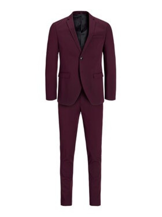 Jack & Jones Garnitur Franco 12181339 Fioletowy Super Slim Fit