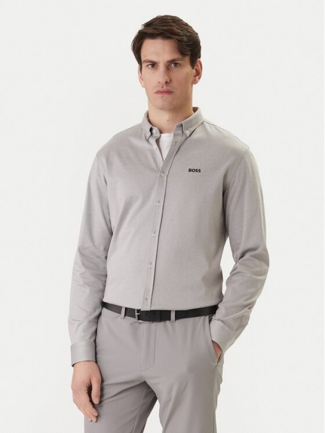 BOSS Koszula ST Motion 50555946 Szary Regular Fit