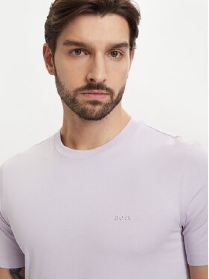 BOSS T-Shirt Thompson 01 50468347 Fioletowy jasny Regular Fit