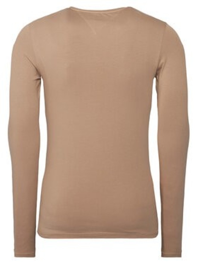 Tommy Hilfiger Longsleeve MW0MW10804 Beżowy Slim Fit