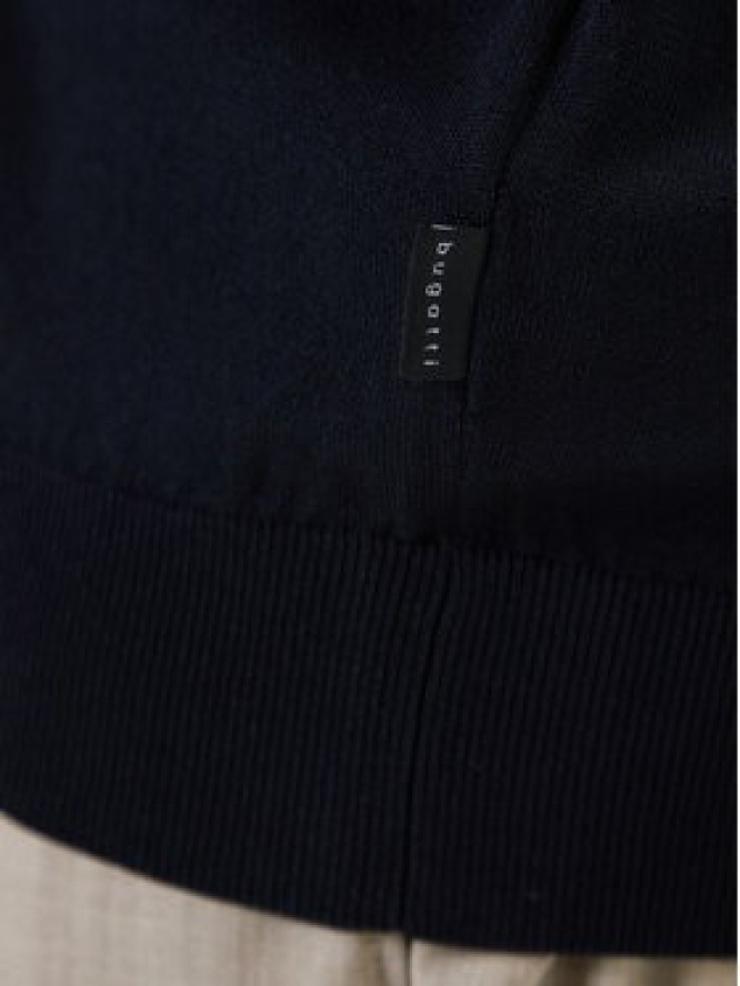 Bugatti Sweter 7600-85570D Granatowy Regular Fit