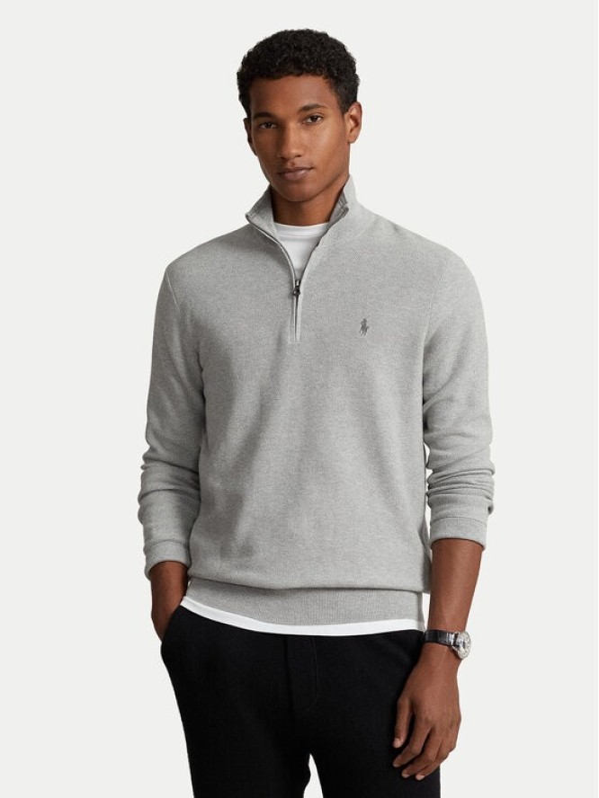 Polo Ralph Lauren Sweter 710932304002 Szary Regular Fit