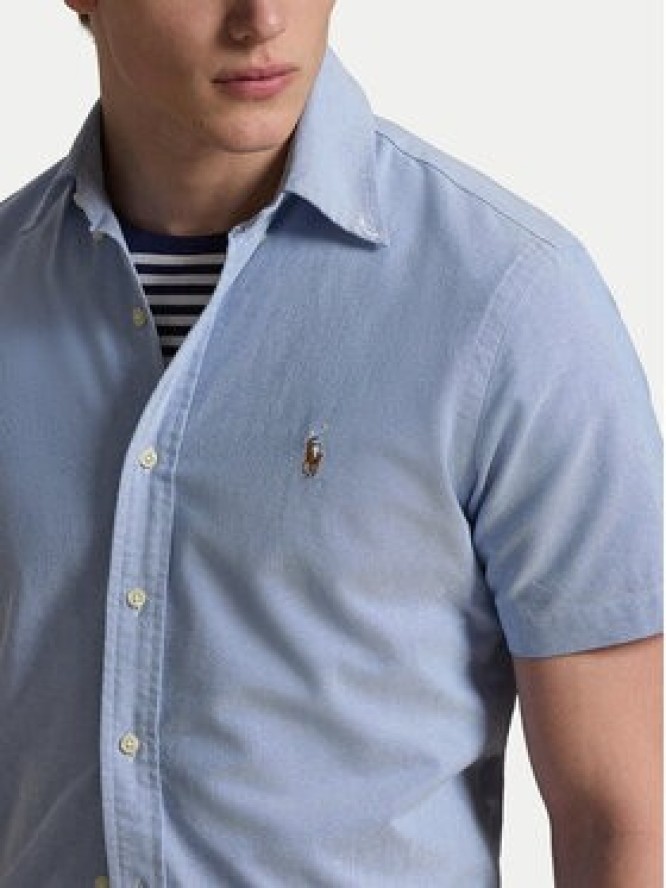 Polo Ralph Lauren Koszula 710850782001 Błękitny Custom Fit