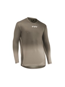 Koszulka rowerowa NORTHWAVE Edge 2 Jersey L/s brązowa