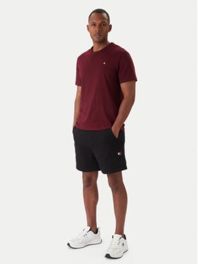 Tommy Jeans Szorty sportowe Badge DM0DM18479 Czarny Regular Fit