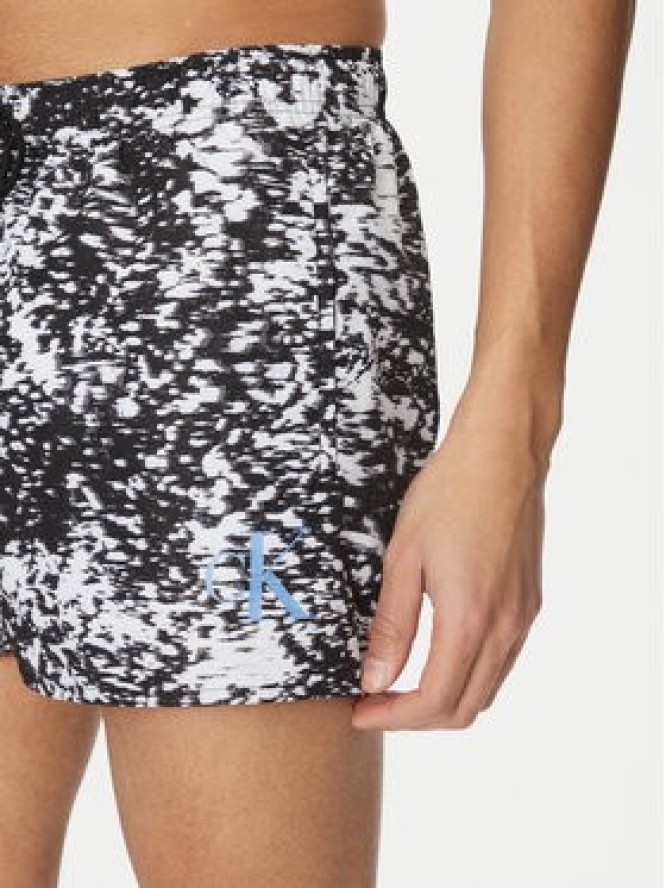 Calvin Klein Swimwear Szorty kąpielowe KM0KM01172 Szary Regular Fit
