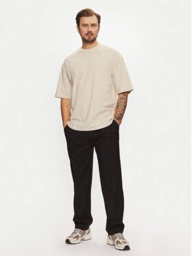 Jack & Jones Spodnie materiałowe Karl 12267059 Czarny Loose Fit