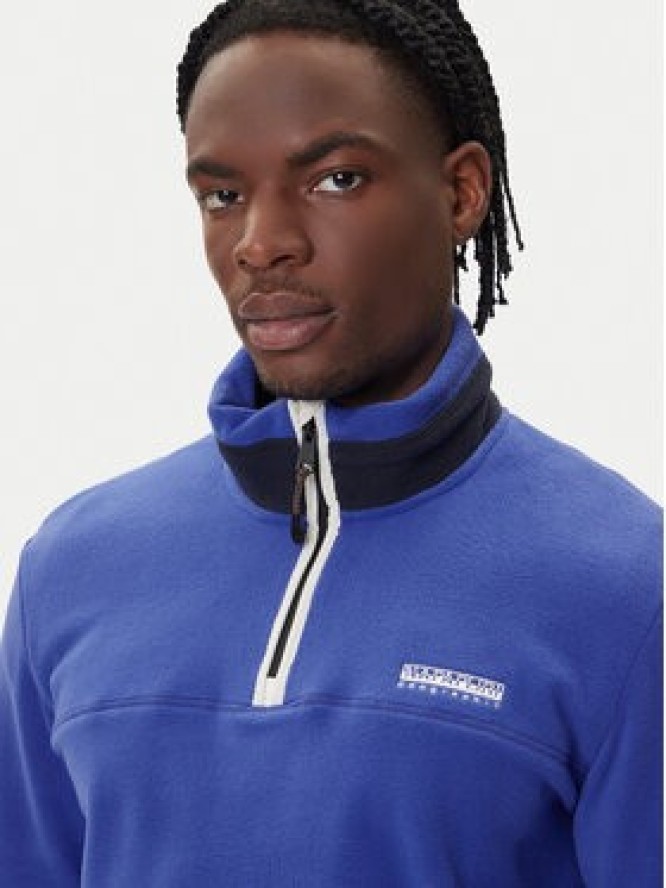 Napapijri Polar T-Dergana NP0A88UZ Niebieski Regular Fit