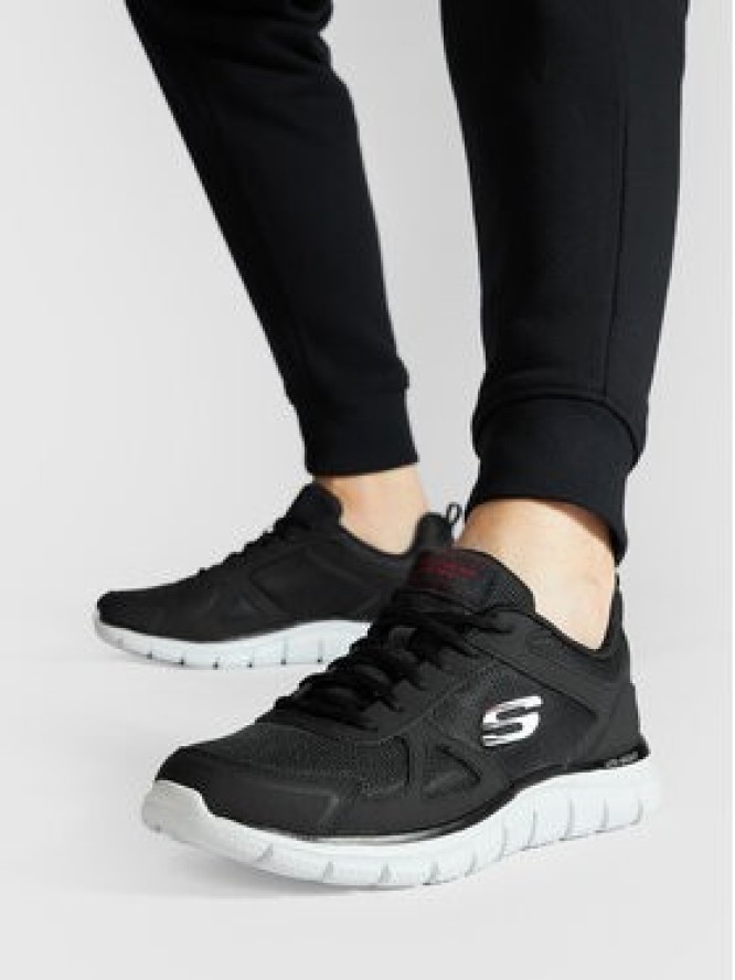 Skechers Sneakersy Scloric 52631/BKRD Czarny