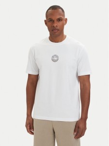 BOSS T-Shirt Open 50560293 Biały Relaxed Fit