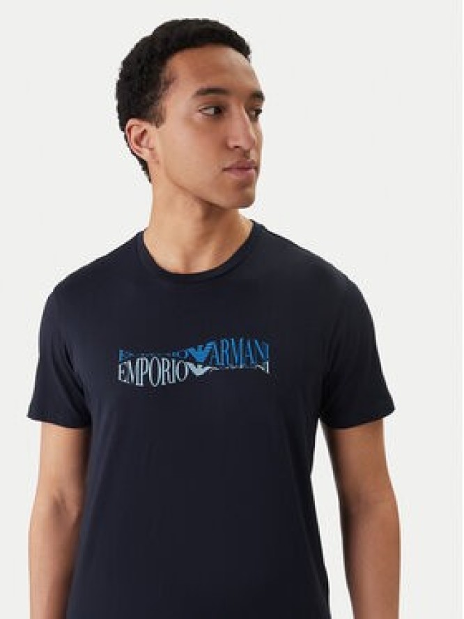 Emporio Armani T-Shirt EM000574 AF20451 FB335 Niebieski
