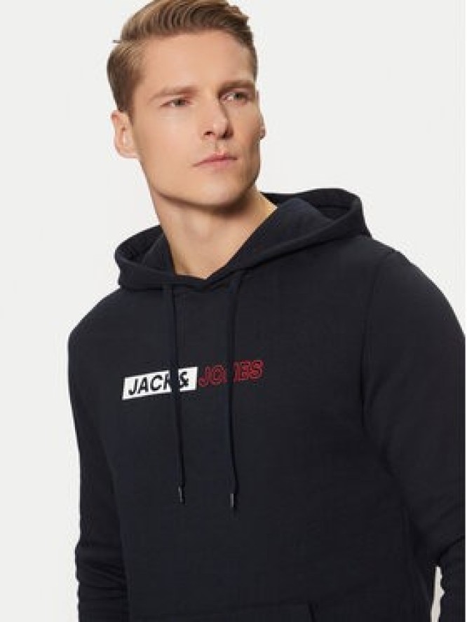 Jack & Jones Bluza 12233599 Granatowy Regular Fit