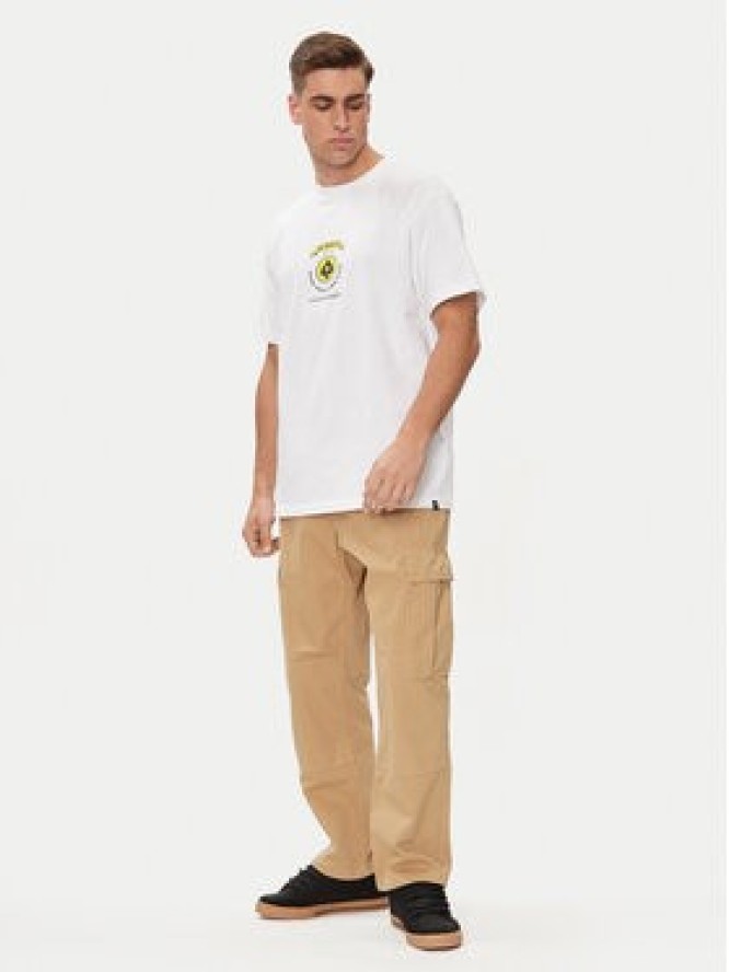 DC Shoes T-Shirt Lucky Hand Hss ADYZT05366 Biały Regular Fit