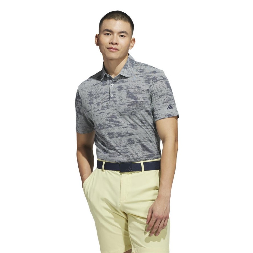 Polo w paski teksturowane adidas Ultimate 365