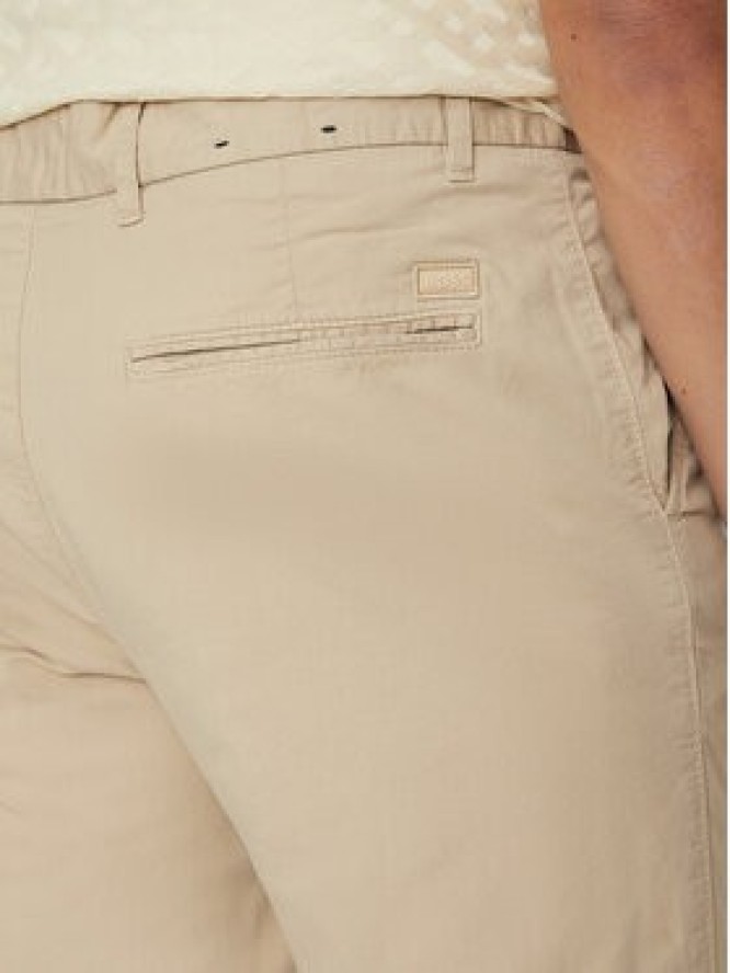 BOSS Szorty materiałowe H-Slice 50540743 Beżowy Regular Fit