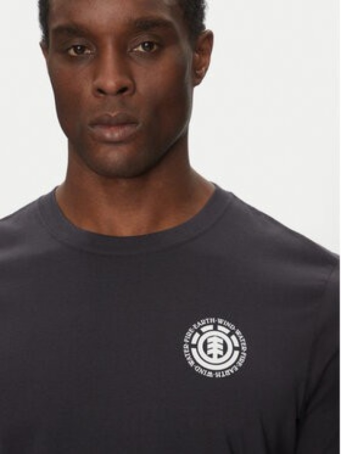 Element T-Shirt ELYZT00490 Czarny Regular Fit