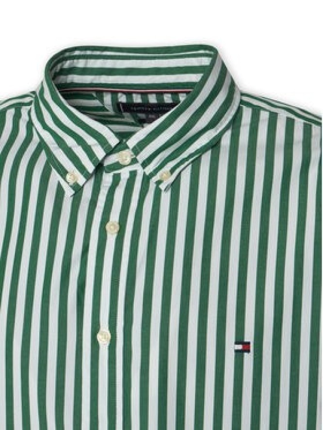 Tommy Hilfiger Koszula MW0MW42440 Zielony Regular Fit