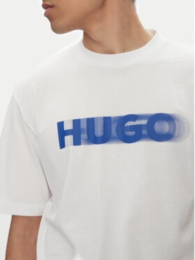 HUGO T-Shirt Nalax 50543493 Biały Regular Fit